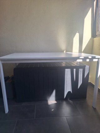 Mesa Vihals Ikea Blanca