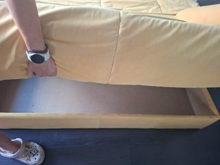 Sofá Cama Mostaza