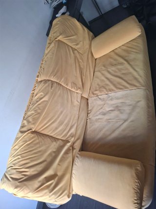 Sofá Cama Mostaza
