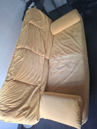 Sofá Cama Mostaza
