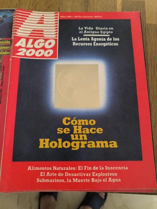 Revista de ciencia "Algo 2000" años 1988 y 1989