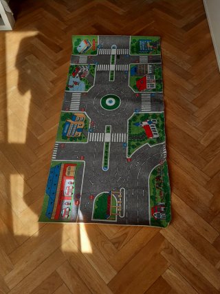 Alfombra infantil de tráfico