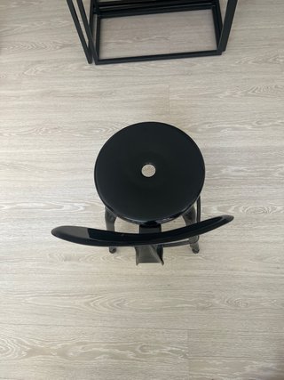 Silla Negra Estilo Industrial