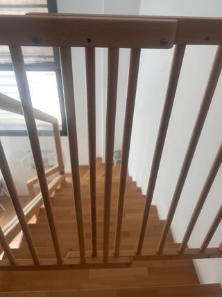 Valla seguridad infantil madera