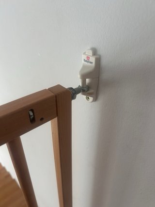 Valla seguridad infantil madera