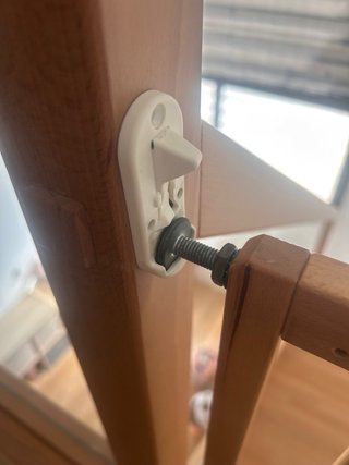 Valla seguridad infantil madera