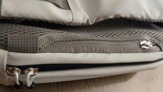 Zaino monospalla North Sails grigio e bianco