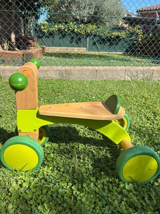 Triciclo madera bebé 1 año Hape