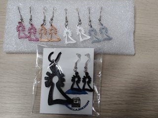 Conjunto Virgen del Pilar: Pendientes y Collar