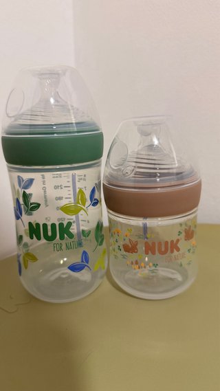 2 Biberones NUK For Nature