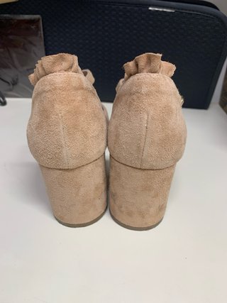 Zapatos Wonders Talla 40 Rosa Nude
