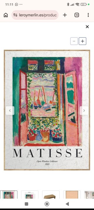 Cuadro Matisse Ventana Abierta