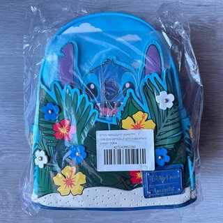Loungefly minimochila Stitch con flores, Disney