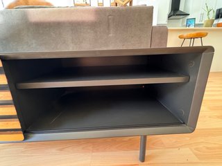 Mueble TV MADE Negro y Madera