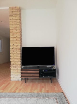 Mueble TV MADE Negro y Madera