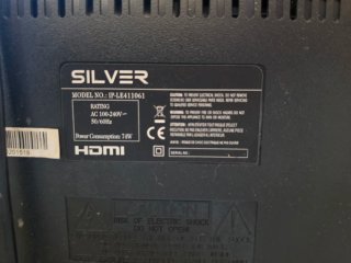 Ultimo dia Regalo Televisor Silver para piezas