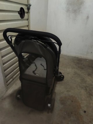 Carrito para perros plegable
