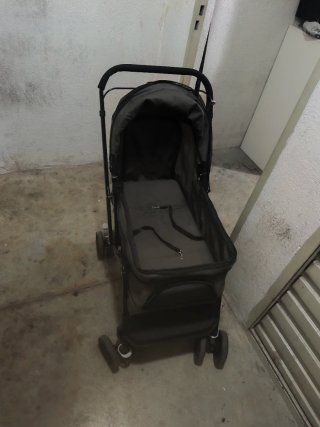 Carrito para perros plegable