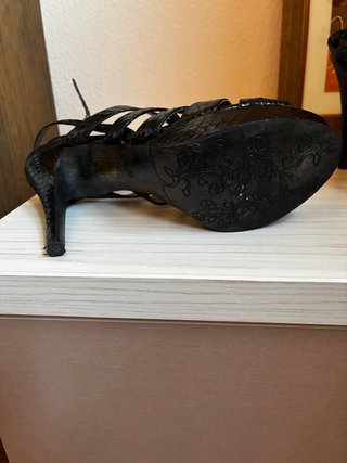 Zapatos de tacón plataforma negros