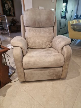 Sillón Eléctrico Reclinable Gris