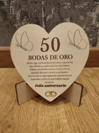Regalo 50 Aniversario Bodas de Oro