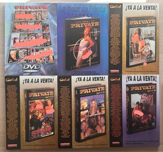 16 revistas Private de colección antiguas