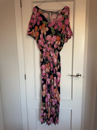 Mono largo estampado floral