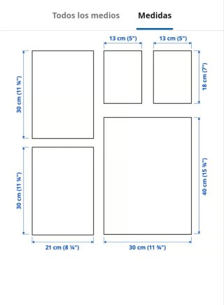 Conjunto Láminas Decorativas Ikea