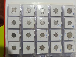 Monedas de plata antiguas