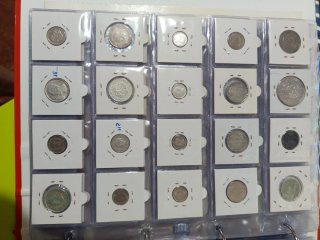 Monedas de plata antiguas