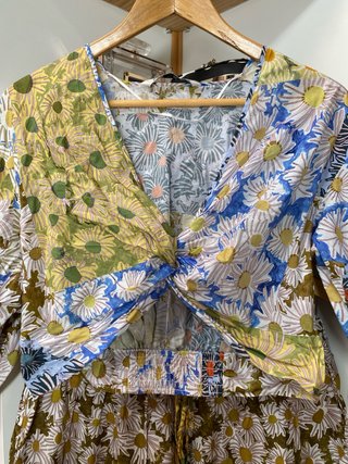 Conjunto Zara Top y Falda Estampado Flores