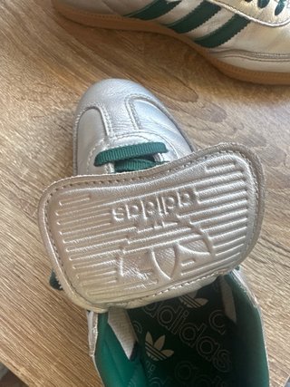 Adidas Samba Plata y Verde