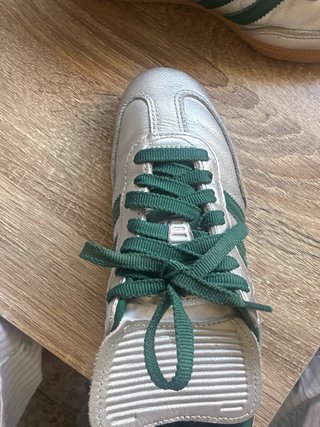 Adidas Samba Plata y Verde