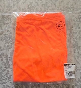 Pantalón corto pádel Cartri naranja talla XL