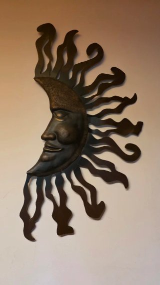 Decoración de pared Sol y Luna