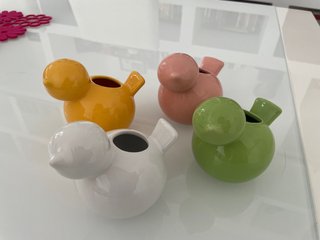 Set 4 vasetti/portaoggetti Tiger