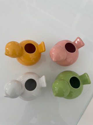 Set 4 vasetti/portaoggetti Tiger