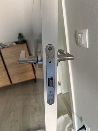 Puerta lacada blanca 72cm