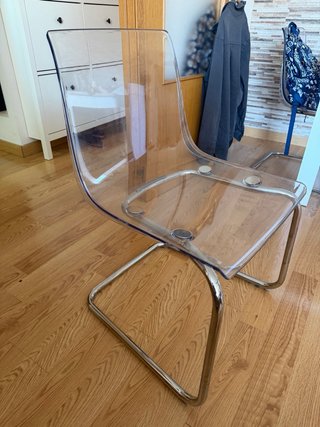 Conjunto 6 Sillas Tobias Ikea Transparentes
