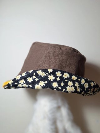 Sombrero pescador reversible floral