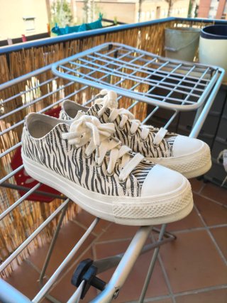 Zapatillas Converse plataforma Animal Print 39,5