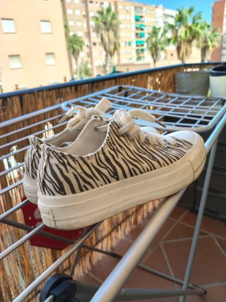 Zapatillas Converse plataforma Animal Print 39,5