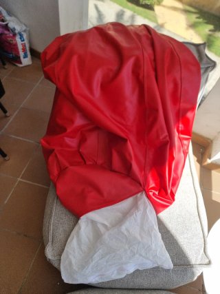 Sillón Puf XL Mipuf Rojo