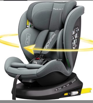 Silla coche isofix grupo 0 1 2 3 rota 360º