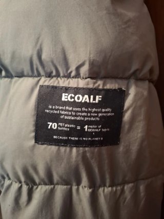 Plumífero Ecoalf Caqui Talla L.