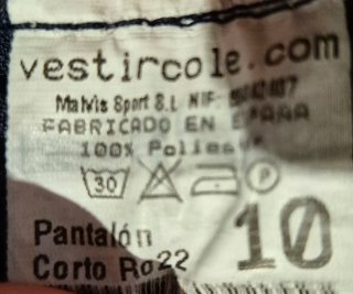 Pantalón corto CEIP Maestro Rodrigo T10