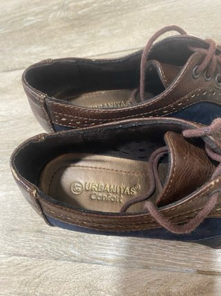Botines Marrones y Azules con Cordones