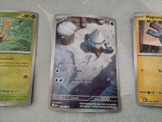 Lote 5 cartas Pokémon básicas