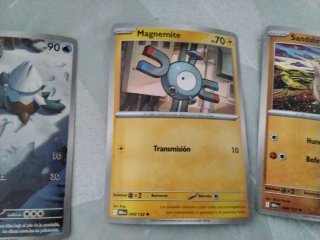 Lote 5 cartas Pokémon básicas