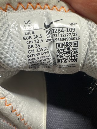 Zapatillas Nike Air Max Naranja y Blanco